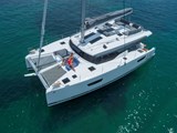 Fountaine Pajot 45 birds eye view